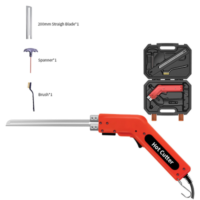 Máquina caliente del cortador del cuchillo para los diversos materiales de la espuma con la cuchilla recta de 200m m