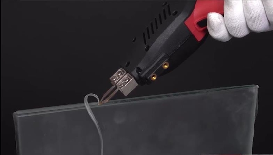 Cortador caliente de la refrigeración por aire del PDA para el pegamento de cristal del raspador