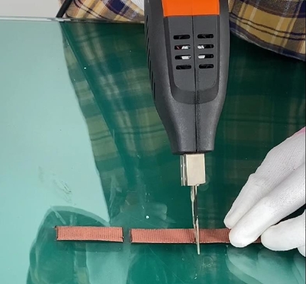Cortador caliente de mano de la tela del paño de la cuerda de la refrigeración por aire eléctrico