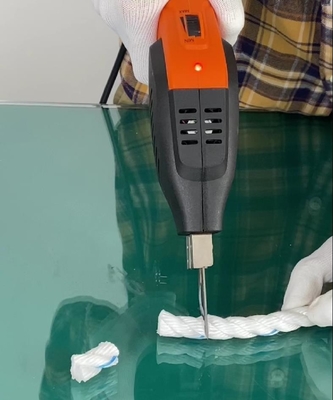 Cortador caliente de mano de la tela del paño de la cuerda de la refrigeración por aire eléctrico