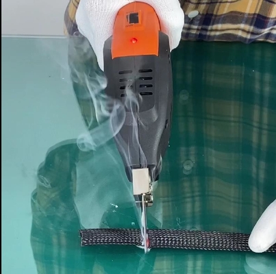 Cortador caliente de mano de la tela del paño de la cuerda de la refrigeración por aire eléctrico