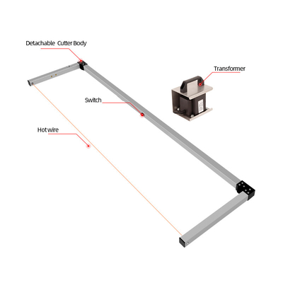 Cortador de espuma de alambre caliente de mano de arco industrial para tallar corte