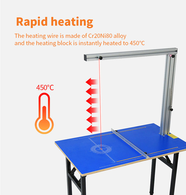 Tabla de cortador caliente modificada para requisitos particulares de la espuma del alambre con el pedal del control del pie